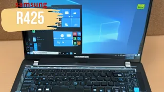 Ноутбук Samsung R425 / черный экран, 1 длинный - 2 коротких