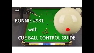 Ronnie O'Sullivan 118 #981 | Cue Ball Control Guide