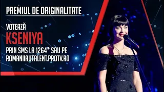 Românii au talent! KSENIYA SIMONOVA | L-a împietrit de emoție pe Florin Călinescu! Un 10 perfect!