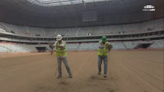 BASTIDORES DO PLANTIO DO GRAMADO NA ARENA MRV!