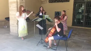 String quartet, Montalchino, Italy