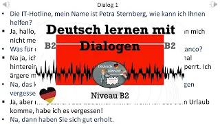 Dialoge B1 - B2 | Deutsch lernen durch hören | 6 |