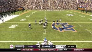 NCAA Football 13 Dynasty Gameplay: LSU vs. Auburn (Xbox 360)