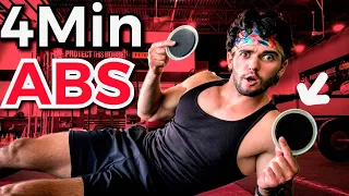 4 MIN ABS WORKOUT from HELL ☠️🔥(with Sliders)