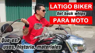 Latigo Biker para Motocicleta o Get back whips