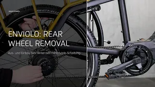 Enviolo Standard: How to remove and install the rear wheel