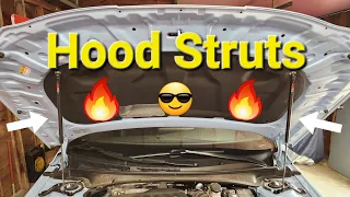 Hyundai Elantra N/  Installing Hood Struts From AMAZON!!!!