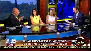 Trump Hits 'Breast Pump Story - Disputes New York Times Account - Media Buzz