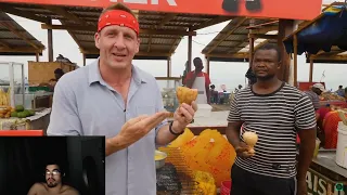 MiniDonbeE Reacts to EXTREME African Seafood!!! WILD Tanzania Street Food in Dar es Salaam!!