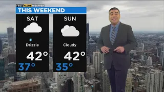 Chicago First Alert Weather: Drizzle Saturday, cloudy Sunday
