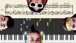 DNCE - Cake By The Ocean - Piano Tutorial + Sheets