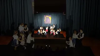 Napraforgócskák táncegyüttes: gyerek néptánc bemutató a XXIII. Bécsi Magyar Táncháztalálkozón (Bécs)