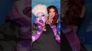 Ursula makeup transformation on my mom!
