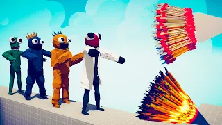 NEW RAINBOW FRIENDS vs EVERY GOD - Totally Accurate Battle Simulator TABS