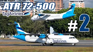 ATR-72-500 El #2 para TAG Airlines  ✈ Aeropuerto La Aurora Guatemala