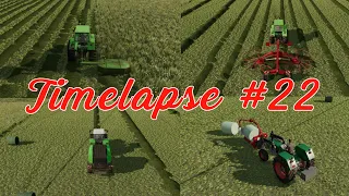 🇫🇷 Campaign of France #22 - Mowing, swathing, baling & wraping grass bales