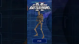 Unique details about the B1 Battle Droids in Battlefront 2