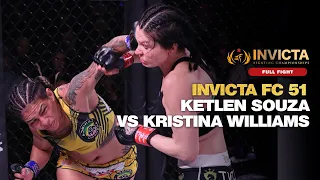 Ketlen Souza Wins the Flyweight Title in a Bloody Battle | Invicta FC 51