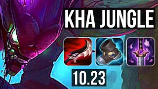 KHA'ZIX vs GRAVES (JUNGLE) | Rank 3 Kha'Zix, 8/1/6, Godlike | KR Challenger | v10.23