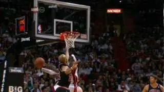 LeBron James` Amazing Flip Shot