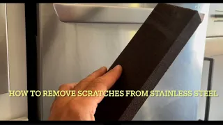 how to remove scratches from stainless steel appliances instructions￼ make them look new