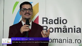Andrei Ursu - Cel mai de succes artist în spațiul European 2023 (GALA RADIO ROMÂNIA,)