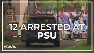 Protesters continue to face off with police after clearing of Portland State University library