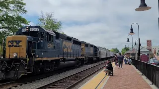 Ashland Train Day 2023 ! Lots of Amtraks & Some CSX Horn Shows Ft. Amtrak P40S