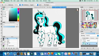 Art Trade- Mlp Neon Cut -Mlp Speedpaint