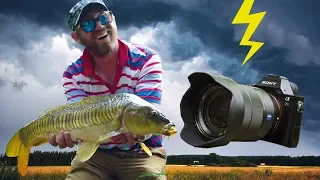 Fishing in a thunderstorm - OUR CAMERA BROKE