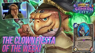 The Clown Fiesta Game of the Week! | Voyage To The Sunken City | Hearthstone Standard | Savjz