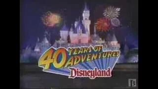 Disneyland's 40th Anniversary Commercial 1995