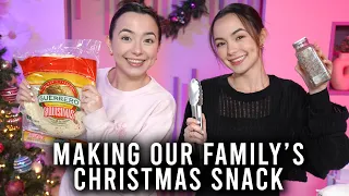 Making our Family’s Christmas Tradition Snack!