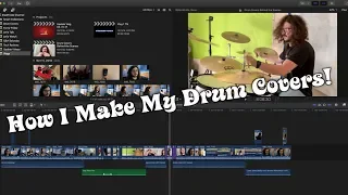 How I Make My Drum Covers!