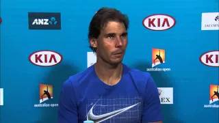 Rafael Nadal press conference (2R) - Australian Open 2015