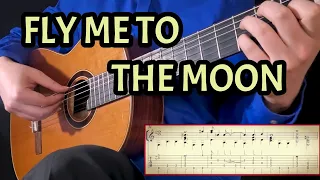 FLY ME TO THE MOON / Fingerstyle Classical Guitar Cover