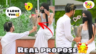 Finally Propose My BestFriend😱❤️| she said..?😱 || @gulshandixit01