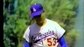 1968 Don Drysdale Los Angeles Dodgers Vitalis Commerical