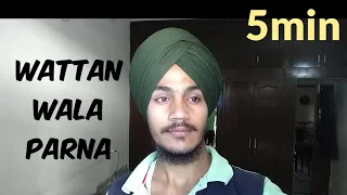 wattan wala parna by binny singh