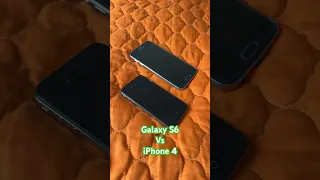Galaxy S6 vs iPhone 4 Comparison