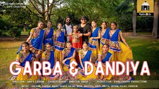 Garba Dandiya Mashup 2023 | Dance Video | Kamariya x Sanedo | DJ Chetas | Darshan Raval |