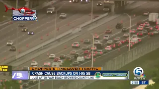 Deadly crash shuts SB I-95 in Broward