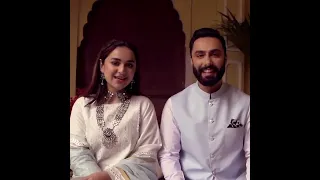 Yumna Zaidi & Ahmed Ali Akbar  Seranofficial Dynestyfabric Shooting