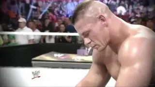 WWE - John Cena & Rock 2013 Wrestlemania promo Ad as shown on RAW