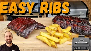 EASY BABY BACK RIBS THE NINJA WOODFIRE GRILL