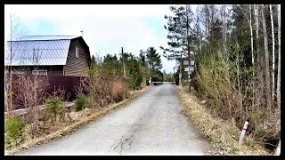 Lesnoe Village Morning Walk, Russian Countryside 4K, Russia May 5, 2023