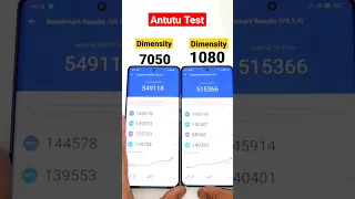 Dimensity 7050 vs 1080 Antutu Test 😳😱