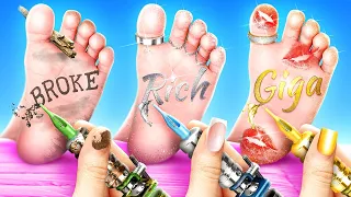 ¡Tatuador Rico Versus Pobre Versus Mega Rico! ¡Dueño De Un Salon De Tatuajes!