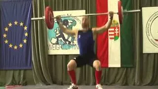 CFO RobW European Masters Weightlifting 2014 Snatch 85kg