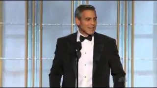 George Clooney to Michael Fassbender: you can play golf with your hands back.